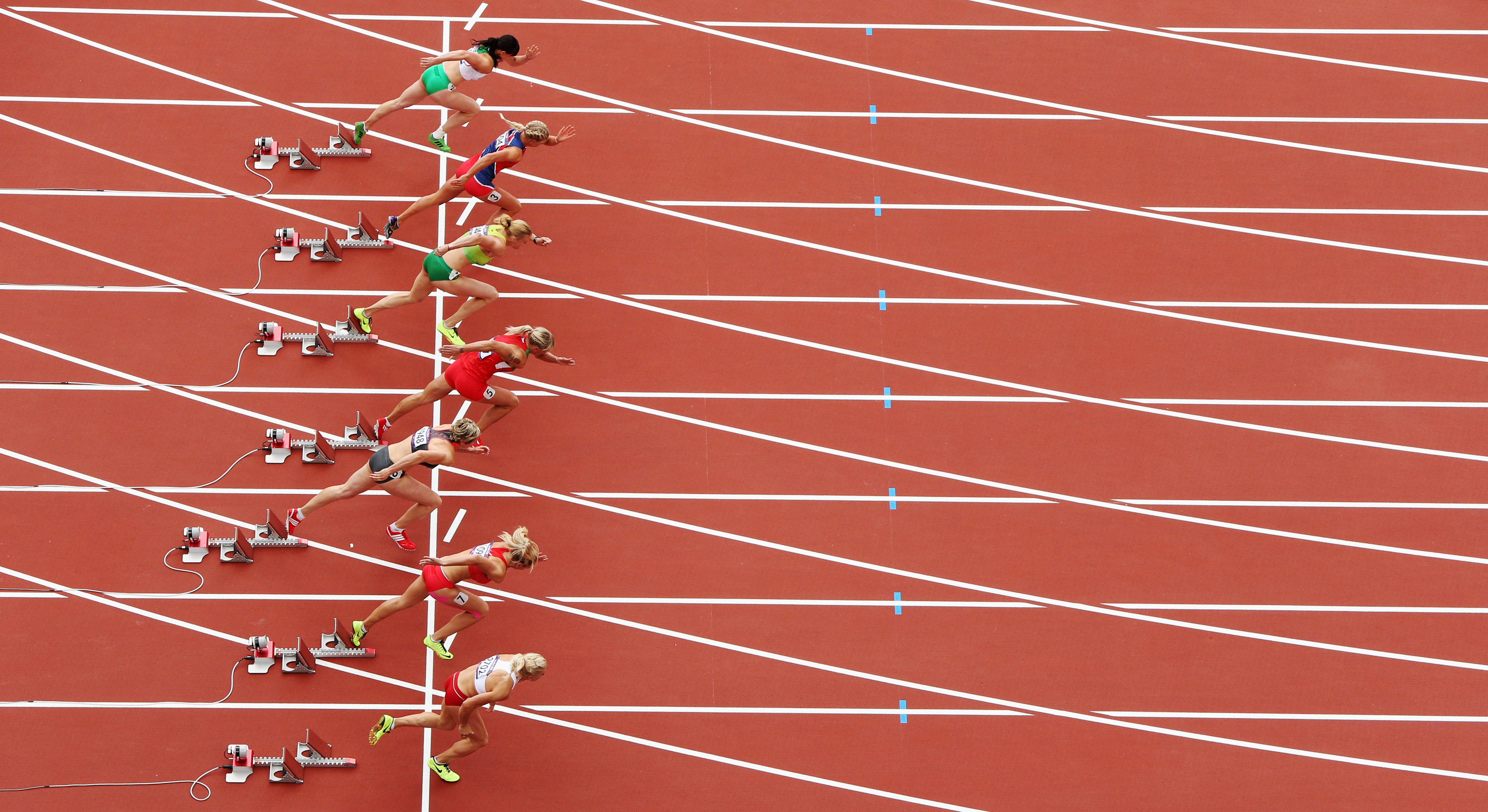 Départ sprint féminin