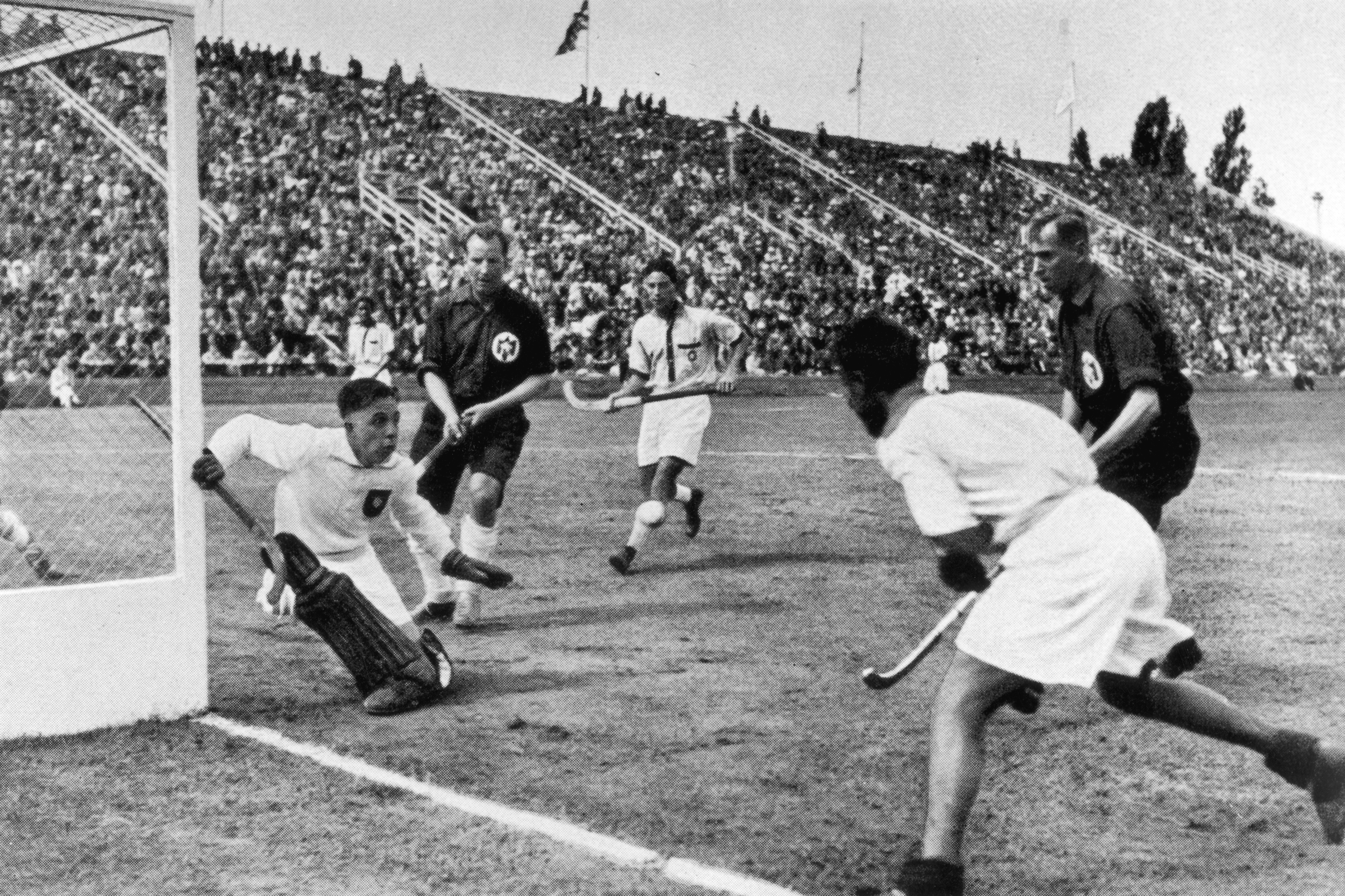 Image ancienne d'un match de criquet
