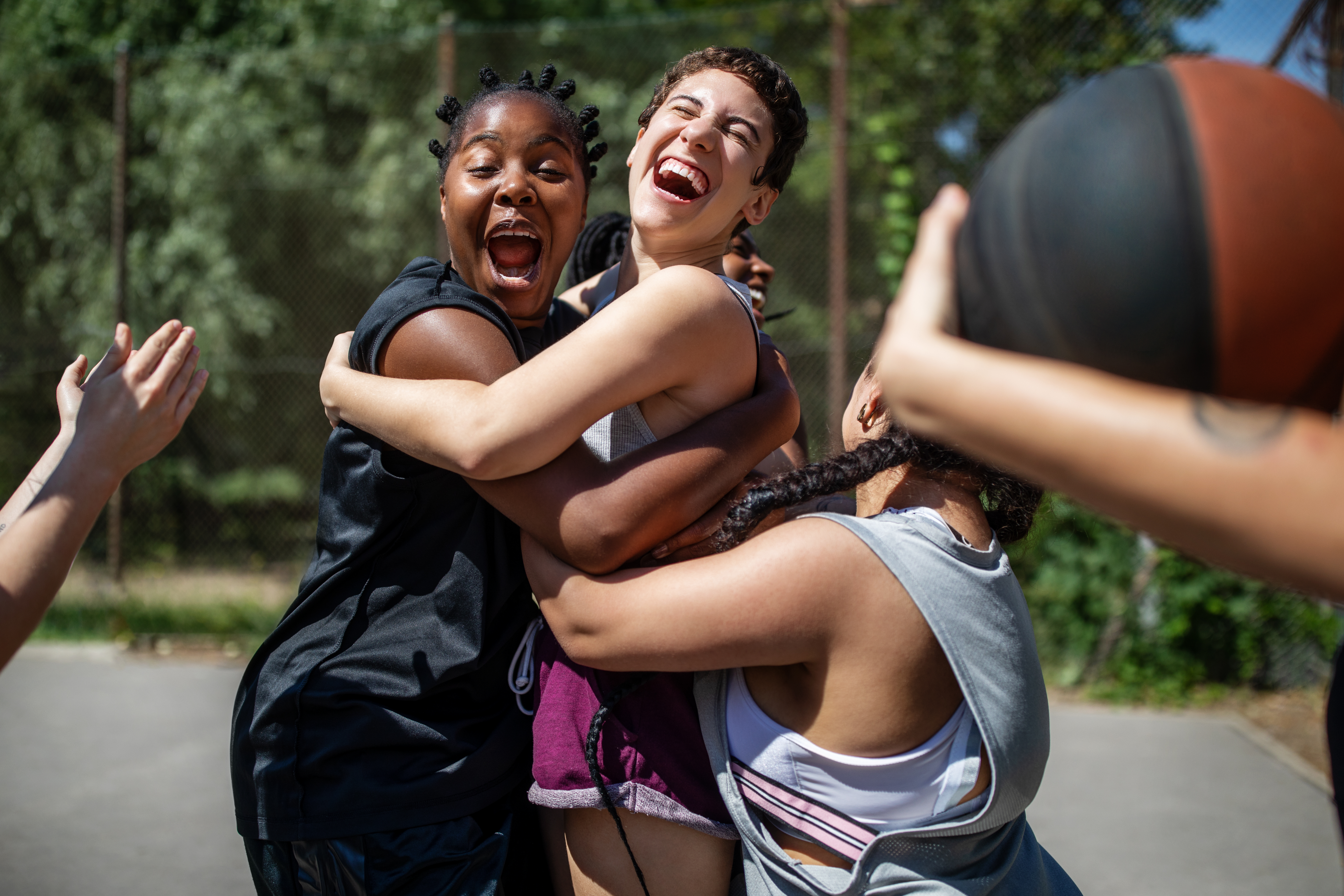 Basket en équipe