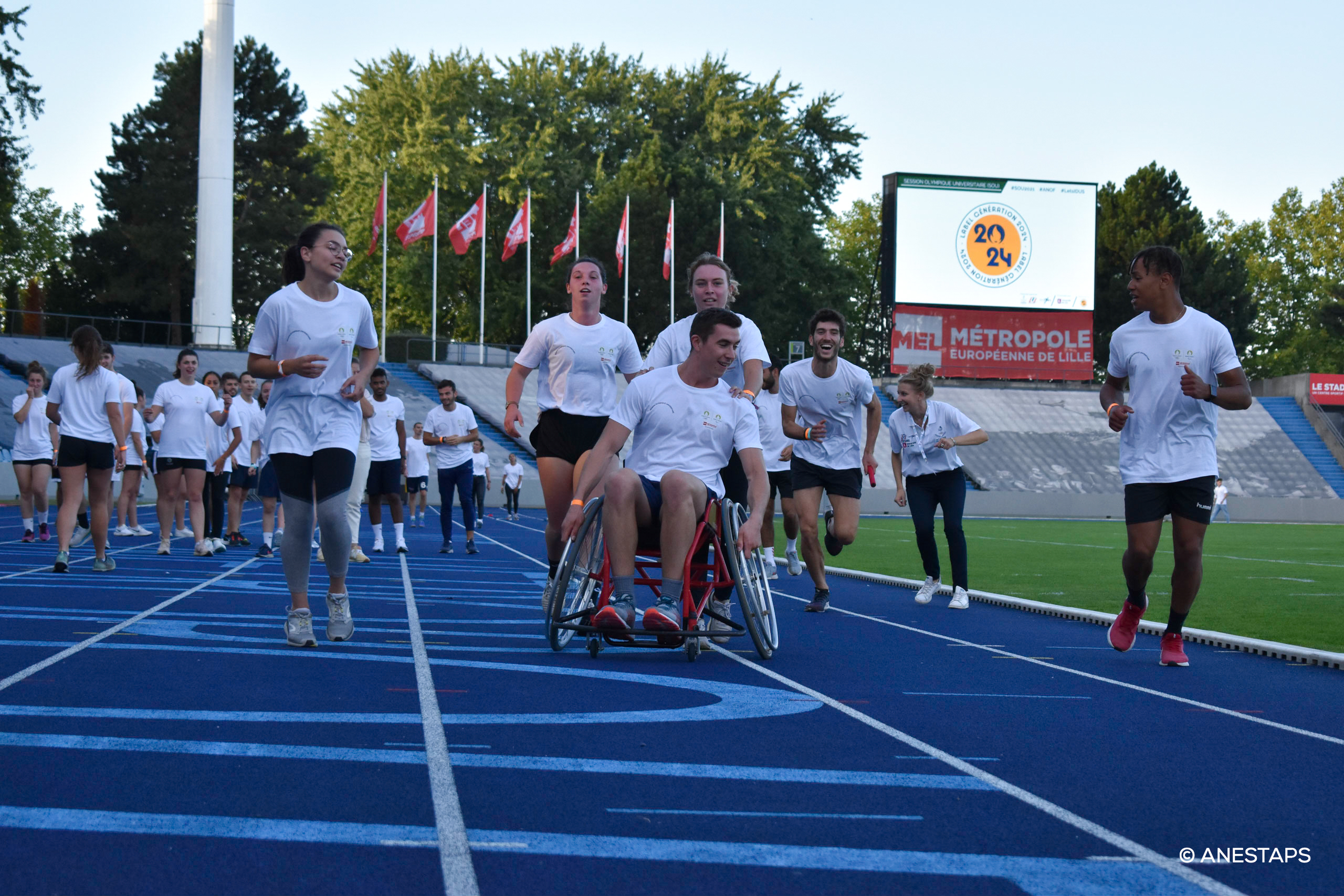 Course avec fauteuil participants SOU