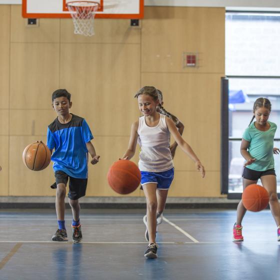 Basket à l'école